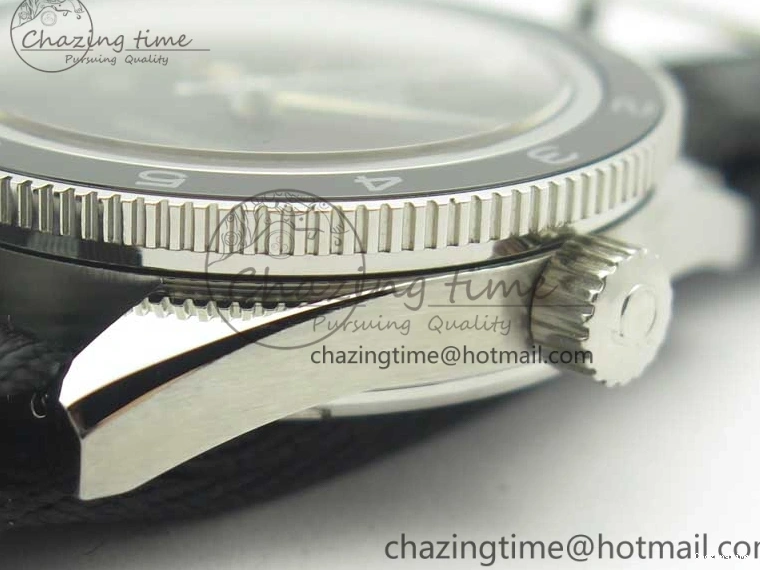 0228 Seamaster 300 Master Spectre SS MKS Best Edition Black Dial On Nylon Strap A SunProtective 8083